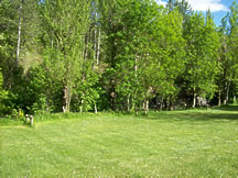 bord de rivière du camping Le pré de Charlet