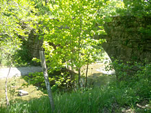 rivière de la Jonte et pont